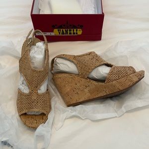 Vaneli Cork Wedges